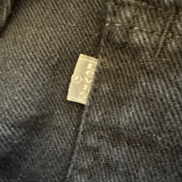 Vintage Levis Jeans Mens 32 x 29 Black Denim Baggy Fit Straight Leg Silver Tab - Picture 14 of 15